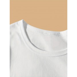 Women's Casual Short Sleeve T-Shirt - Cute Orange Cat & Mama Club Graphic Print, Soft Stretch Round Neck Tee, Machine Washable All-Season Comfort Top, Ladies T Shirts, Relaxed Style, Playful Design, Breathable Tee, Printed Shirt, Moms Outfit