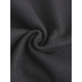 Cozy Fleece-Lined Women's Hoodie & Jogger Set - Cute Bear Print, Drawstring, Long Sleeves - Casual Fall/Winter Ensemble in Black