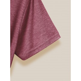 [Graphic Print Tee] Soft Stretch Women's Casual Short Sleeve T-Shirt with 