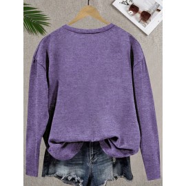 [Vintage Floral Tee] Soft Vintage-Inspired Women's Floral Print Long Sleeve T-Shirt | Machine Washable, Multi-Color Options S-XXL, Nontransparent Material, Casual Top for Spring Summer Fall