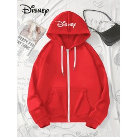 Disney Women'S Villain-Themed Zip-Up Hoodie - 