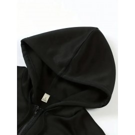 Multi-Color Disney Women's Plus Size Oversized Tinker Bell Fairy Graphic Hooded Sweatshirt - Cozy Zipper Hoodie with Full Back Cartoon Print, Soft Casual Pullover for Fall/Winter (Machine Washable, Officially Licensed)