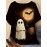 [Halloween Shirts] Plus Size Women's Halloween T-Shirt - Spooky Ghost, Bats & Full Moon Print, Stretchy Round Neck Short Sleeve Top | Casual Summer Outdoor Wear, Elegant & Comfortable Fabric