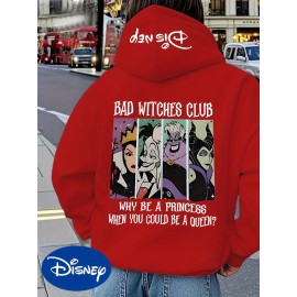 Disney Women'S Villain-Themed Zip-Up Hoodie - 
